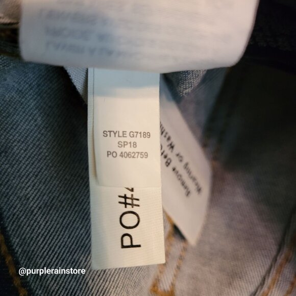 Madewell Jeans 26 Skinny 9" High Rise Patty Wash G7189 Tummy Control Stretch - Picture 6 of 12